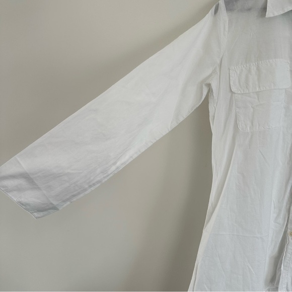 Cp Shades Shirt Dress Small White - Picture 5 of 10